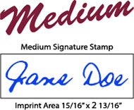 Medium MaxLight™ Signature Stamp