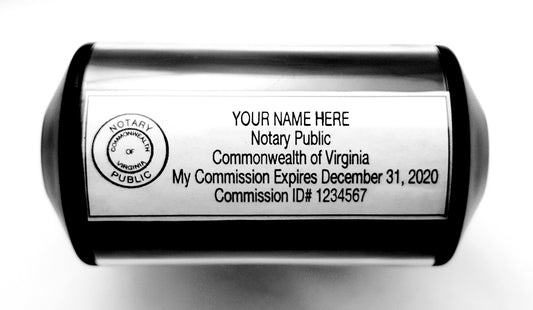 Rectangular PSI™ Virginia Notary Stamp
